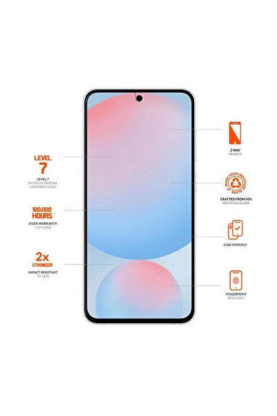 EIGER Privacy Glass Mountain Glass GRS Samsung Galaxy S25 / S24 Black