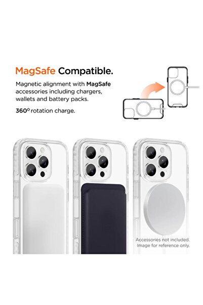 EIGER Husa Ice Grip Magsafe iPhone 16 Pro Max Clear