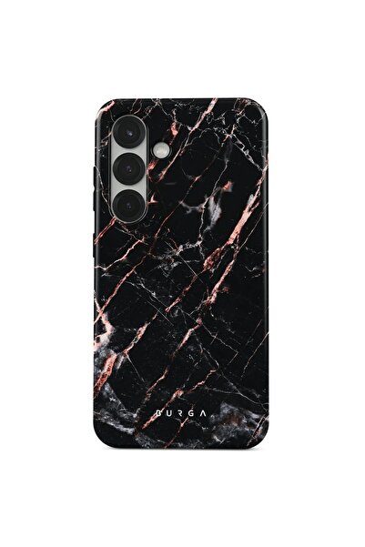 BURGA Husa Dual Layer Rose Gold Marble Samsung Galaxy S25