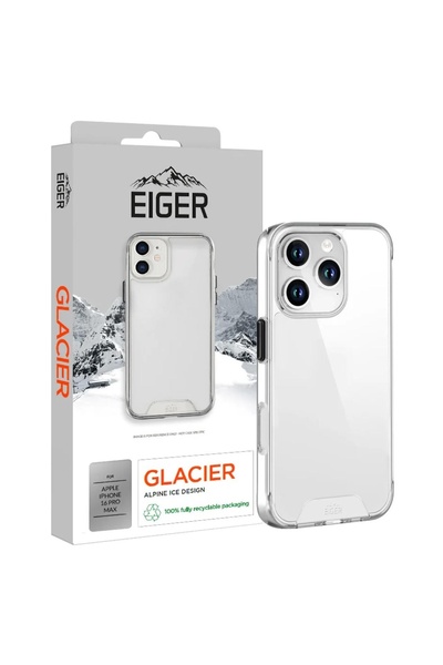 EIGER Husa Glacier Case iPhone 16 Pro Max Clear