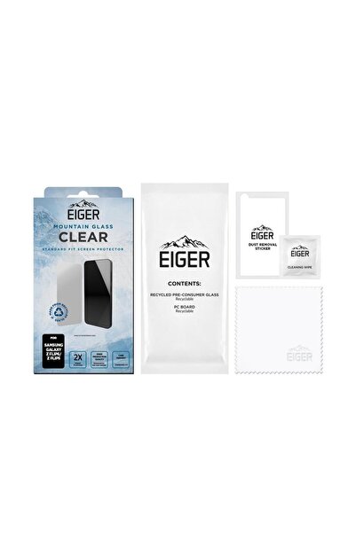 EIGER Folie Sticla Mountain Glass GRS Samsung Galaxy Z Flip7 FE/ Z Flip6 / Z Flip5 Clear