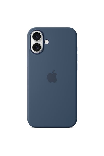 Apple Husa Originala Silicon iPhone 16 Plus, MagSafe, Denim