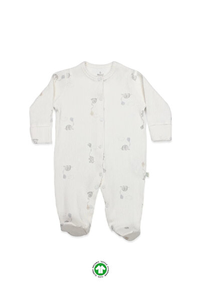 İsmiyle Al Flying Elephant Jumpsuit 15112 Ecru Gray