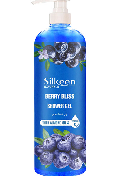 SILKEEN جل الاستحمام برائحة التوت الأزرق 1000 مل × 10