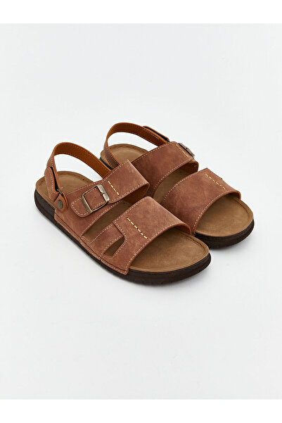 LC Waikiki İzr New Season Suede Look Men's Sandals