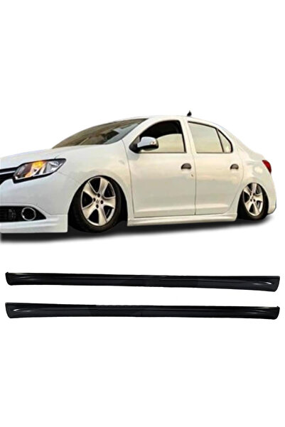 AkmTuning Renault Symbol Yan Marşpiyel Seti Plastik 2 Adet Mat Siyah 2013 2014 2015 2016