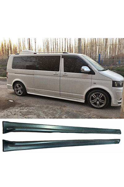 AkmTuning Vw Transporter T6 Yan Marşpiyel Seti Plastik 2 Adet Mat Siyah 2017-...