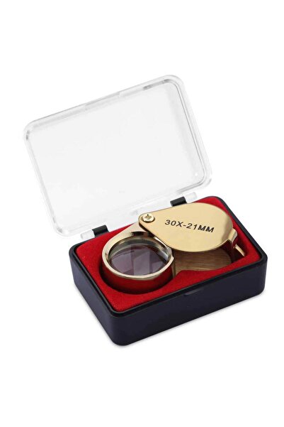 choice2 Gold 30X 10-30X Pocket Loupe Magnifier Jewelry Magnifying Glass Folda...