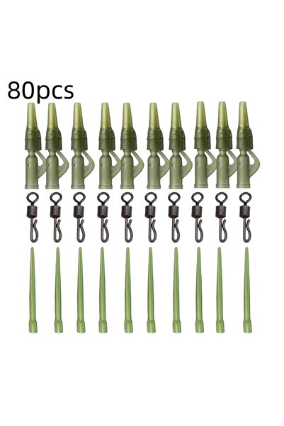 Choice 80 قطعة، 40 قطعة/مجموعة، ملحقات صيد سمك الشبوط، مشبك رصاص، تغيير سريع،...