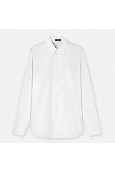 Versace Cămașă din bumbac cu detalii baroce pe spate