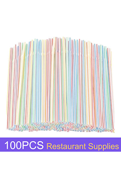 Choice 100 قطعة من 100-1000 قطعة من شفاطات الشرب البلاستيكية الفلورية القابلة...