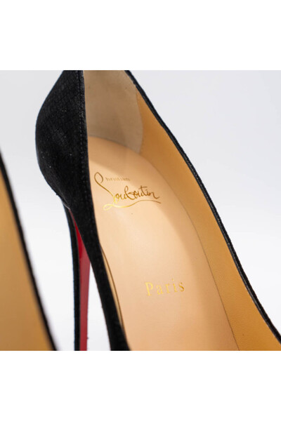 Christian Louboutin PANTOFI STILLETO BLACK SUEDE