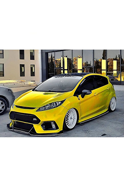 AkmTuning Ford Fiesta Mk6 Aero Yan Marşpiyel Seti Plastik 2 Adet Mat Siyah 2008-2017