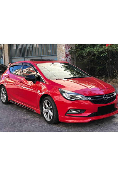 AkmTuning Opel Astra K Rieger Yan Marşpiyel Seti Plastik 2 Adet Mat Siyah 2015 2016 2017 2018 2019 2020 2021