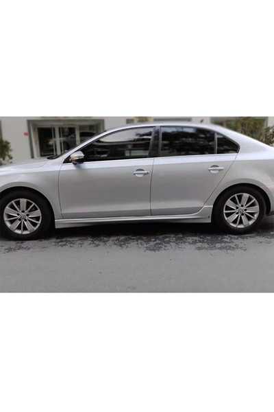 AkmTuning Vw Jetta Mk6 R Line Yan Marşpiyel Seti Plastik 2 Adet Mat Siyah 2010-2018