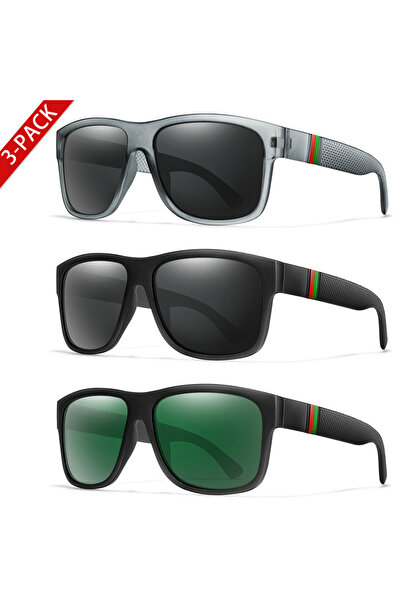 Choice EA1-5-7 Classic Brand Men Square Polarized Fishing Sunglasses Outdoor ...