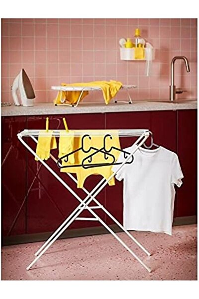 IKEA JALL Laundry Bag with Stand 50L and Drying Rack Set White Space Saving Laundry Organizer