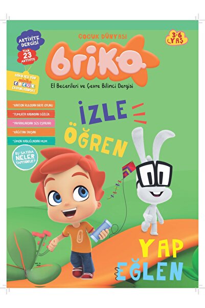 Turkuvaz Dergi BRİKO İZLE ÖĞREN YAP EĞLEN SAYI 14