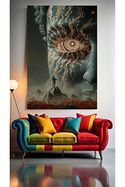 özkacar PERSONAJ EXTRATERESTRAL 10 Tablou pe pânză pentru decorarea casei, pe...