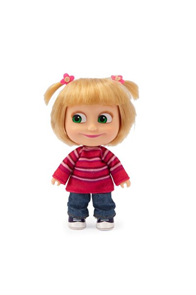 TOYFEST دمية ماشا والدب - دمية ماشا بطول 12 سم - مع سترة