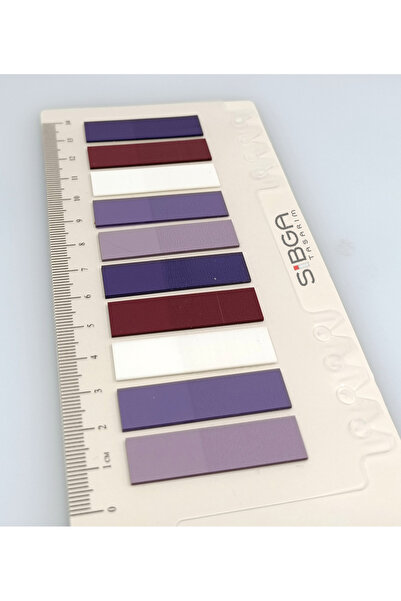 sibga tasarım Transparent Colored Postit Post-it Post It.Bookmark Bookmark Postit Sticker Note Paper 200 Sheets