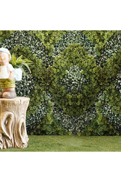 Danube Home سياج صناعي - انعكاس 100 × 100 سم، ملحق حديقة من البولي إيثيلين ال...