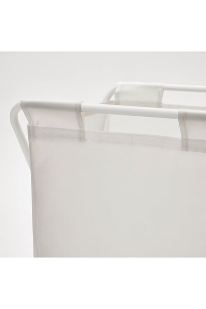 IKEA JALL Laundry Bag with Stand 50L and Drying Rack Set White Space Saving Laundry Organizer