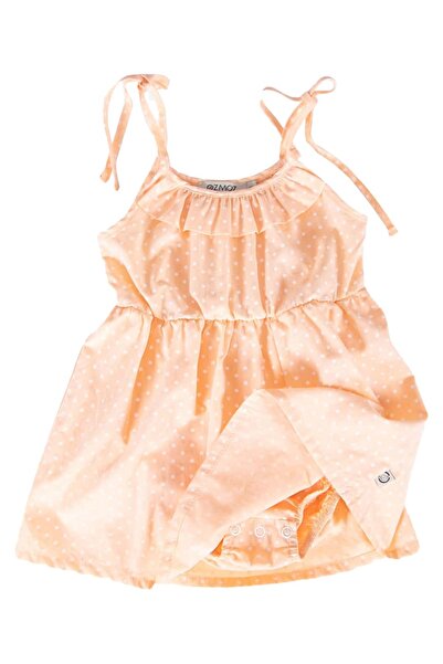 Ozmoz By Mukadder Özden 100% Cotton Strap Summer Baby Girl Dress