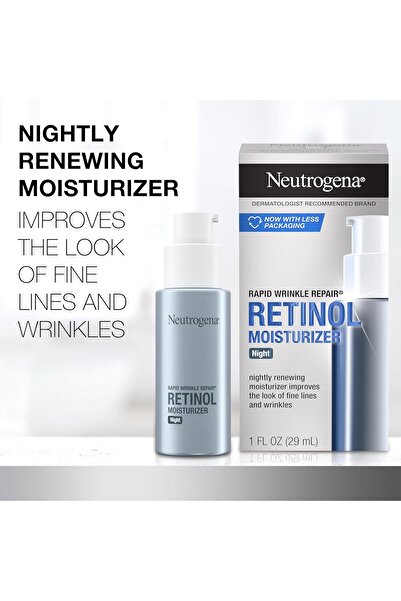 Neutrogena Night Face Moisturizer with Retinol for Wrinkle Repair