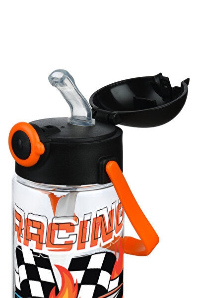 Emofom Focus Straw Bottle 400 ml Water Bottle with Locking Mechanism Children's Water Bottle Children's Water Bottle