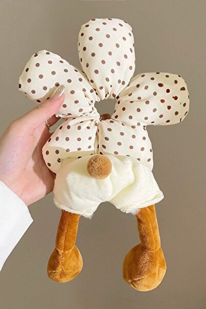 TAKIŞTIR Coffee and Cream Color Mixed Figure Bagel Buckle