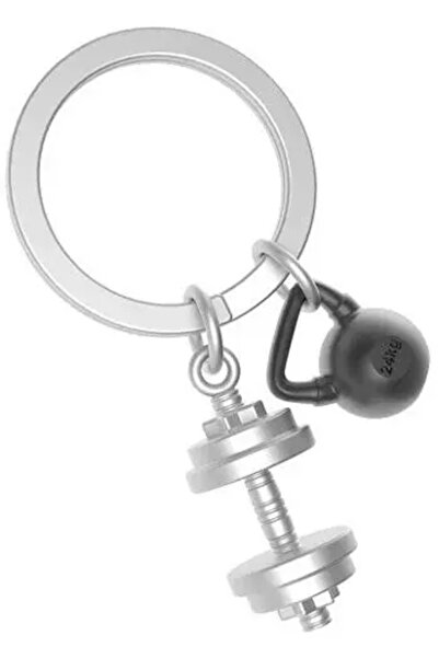 Metalmorphose Dumbbell Keychain