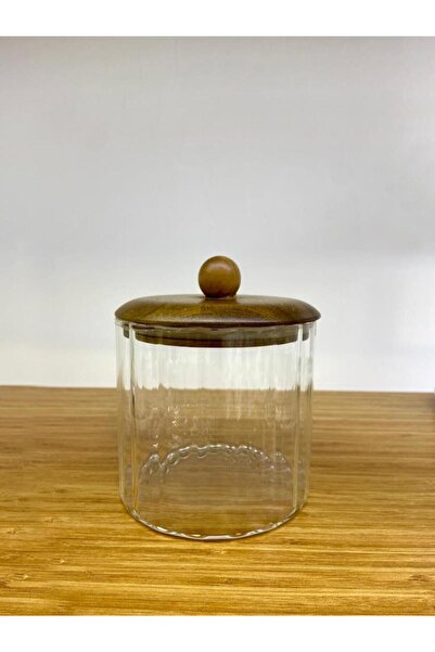 ÇIRPAN EV LİNE AKASYA CAM KARE KAVANOZ 750ML