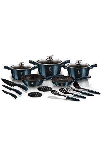 Other SET DE VASE DE GĂTIT BERLINGER HAUS BH-6164 GRANIT CU ACVAMARIN, 17 PIESE