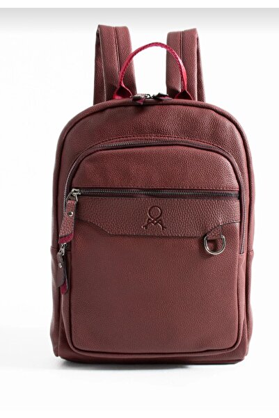 eflanmoda حقيبة ظهر للجنسين من الجلد الصناعي عالي الجودة من ميجا