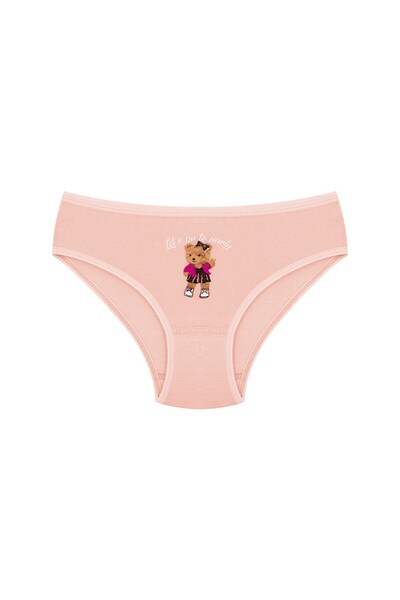 Öts Chiloți pentru fete, pachet de 6, imprimați (96% bumbac - 4% elastan)