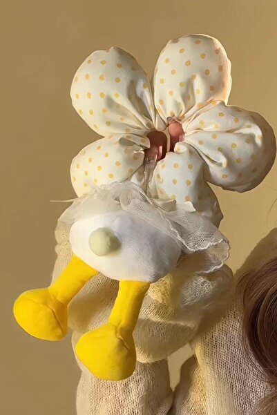 TAKIŞTIR Yellow Color Mixed Figure Bagel Buckle