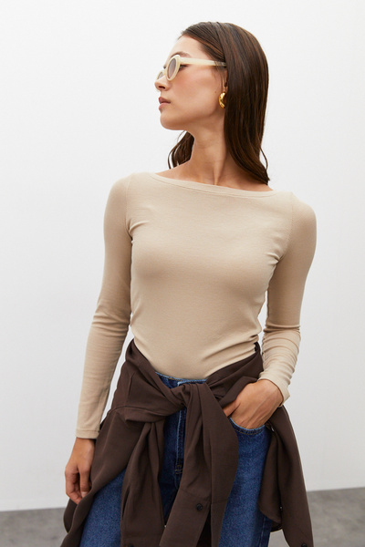 urban focus Boat neck bodysuit