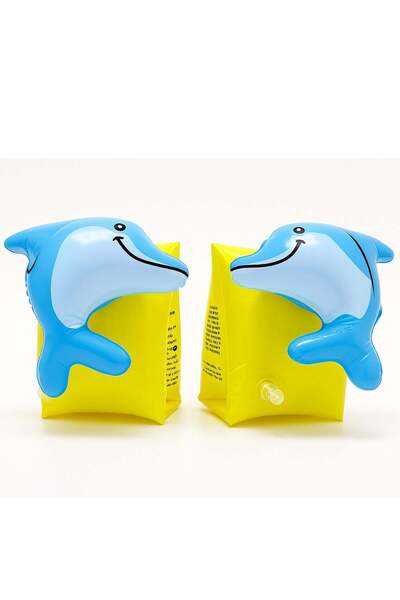 Generic FLOBO Kids Inflatable Arm Bands Dolphin Style Floaties for Swimming