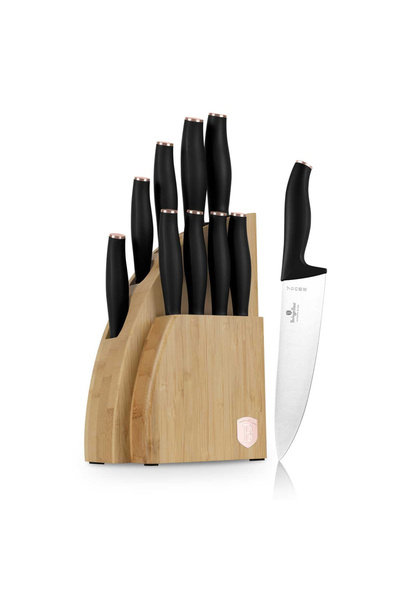Other SET DE CUȚITE BERLINGER HAUS BH-2760 BLACK ROSE DIN BLOC DE BAMBUS