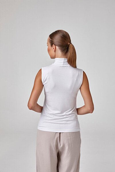 relactive Γυναικεία αμάνικη μπλούζα Modal Basic -Λευκή C2T0N6O2