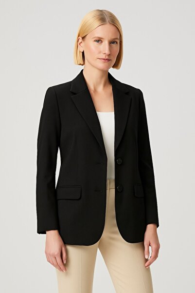 HAKKE Regular Lined Woven Blazer Jacket