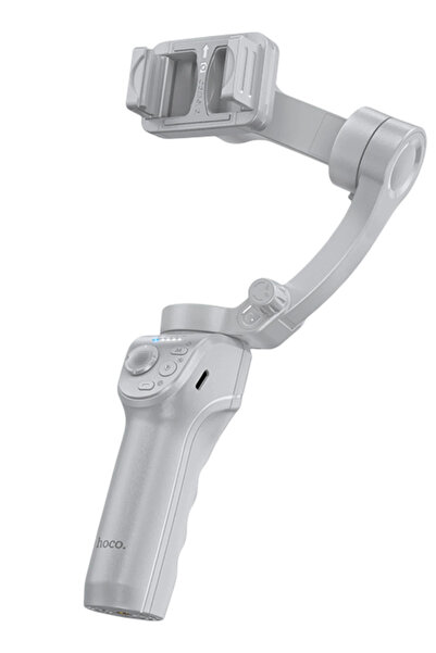 hoco. K24 360 Derece Otomatik Yüz Takipli Tripodlu Akıllı Selfie Gimbal - Gri