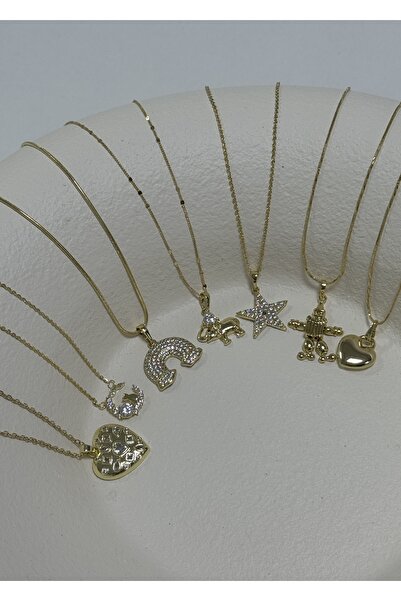 KİLİGİSTANBUL XP PALYAÇO KOLYE (14K ALTIN GÖRÜNÜMLÜ,KARARMALARA KARŞI DAYANIKLI) 42 cm