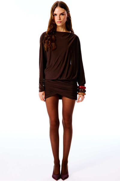 Love On Friday CALIA Mini Elbise (Kahverengi)