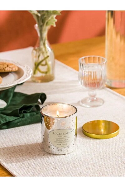 LC Waikiki Pamuk Çiçeği Kokulu Bardak Mum 9 Cm (W5)