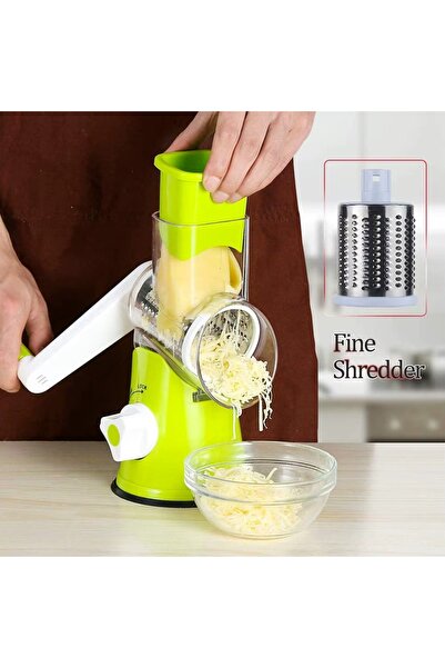 Biki Table Top Drum Grater with 3 Blades