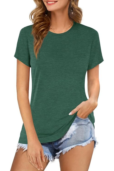 OEM Tricou de vară pentru femei, verde, mărimea M