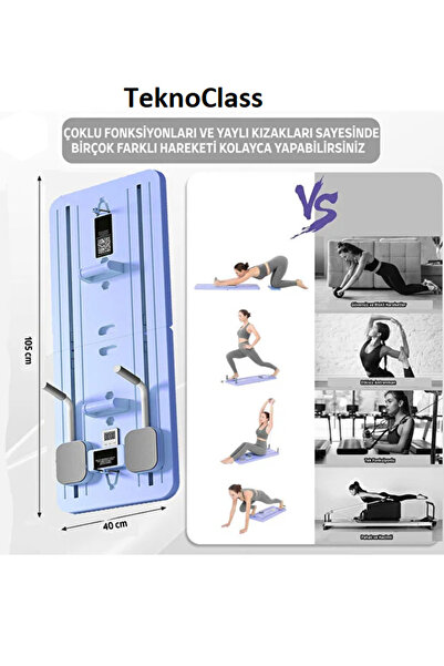 TeknoClass Pilates Board | Çok Amaçlı Reformer Egzersiz Aleti