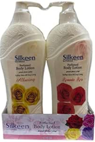 SILKEEN لوشن الجسم BL Romantic Rose & Alluri — 500 مل (عبوة من 10 قطع)
